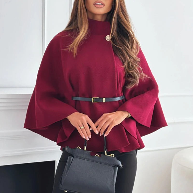 WW | Stilvolles Cape mit Gürtel