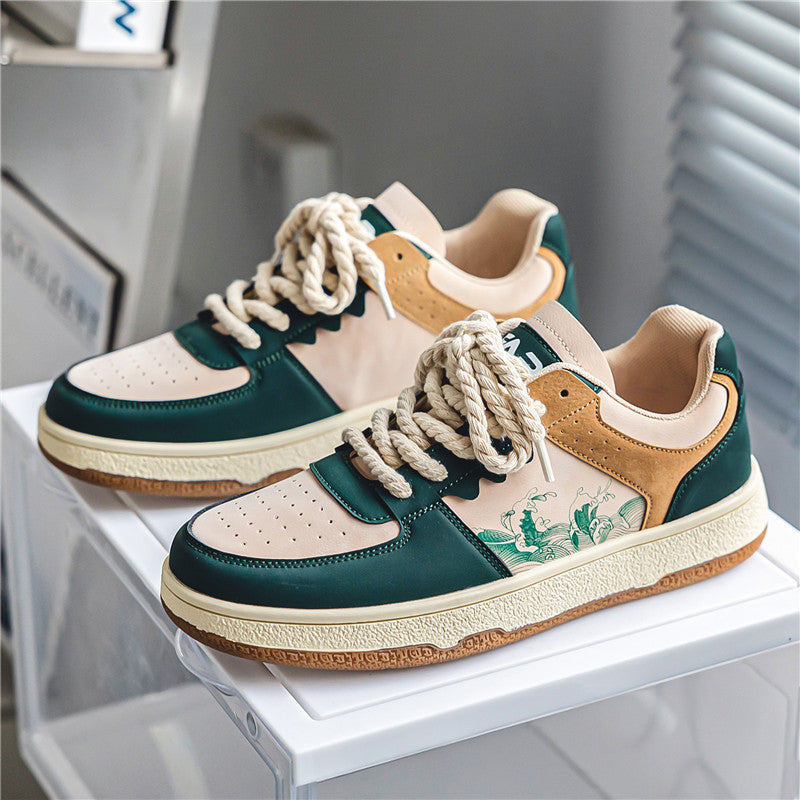 WW | Bequeme Herren Sneaker Mit Dicker Sohle