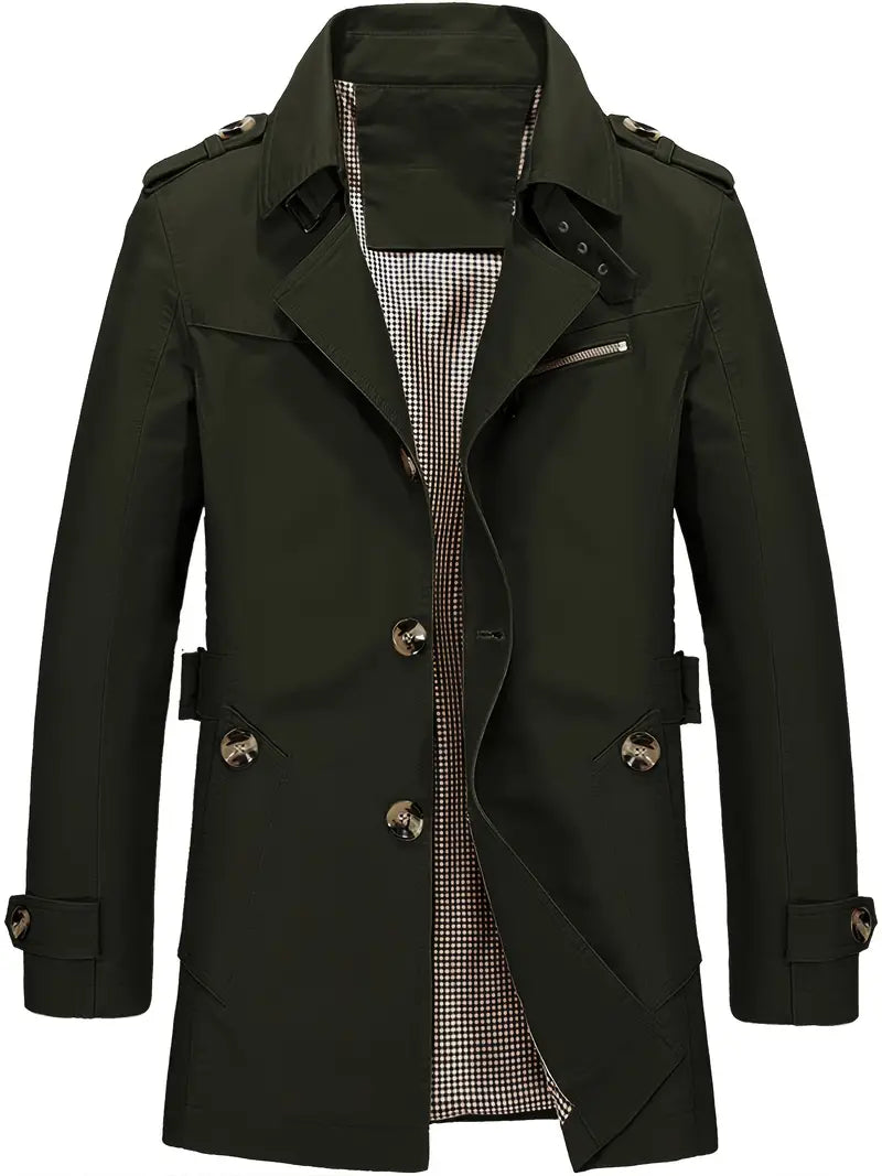 WW | Herren Große Größe Baumwollwindjacke Für Frühling Und Herbst