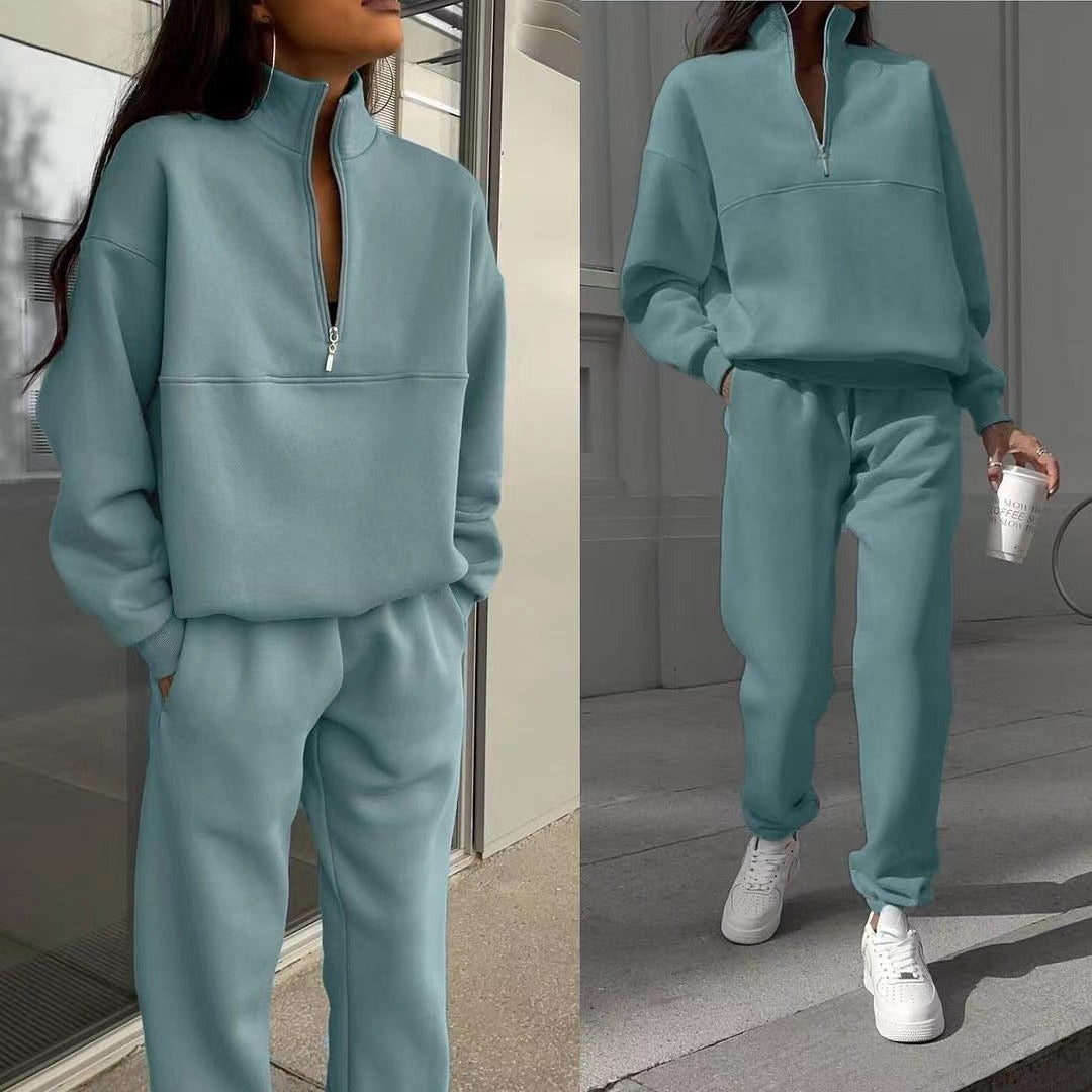 WW™ - Neu Polokragen Mode Sweatshirt Anzug [Letzter Tag Rabatt]