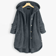 WW | Stylische, Superweiche Fleece-Kapuzenjacke