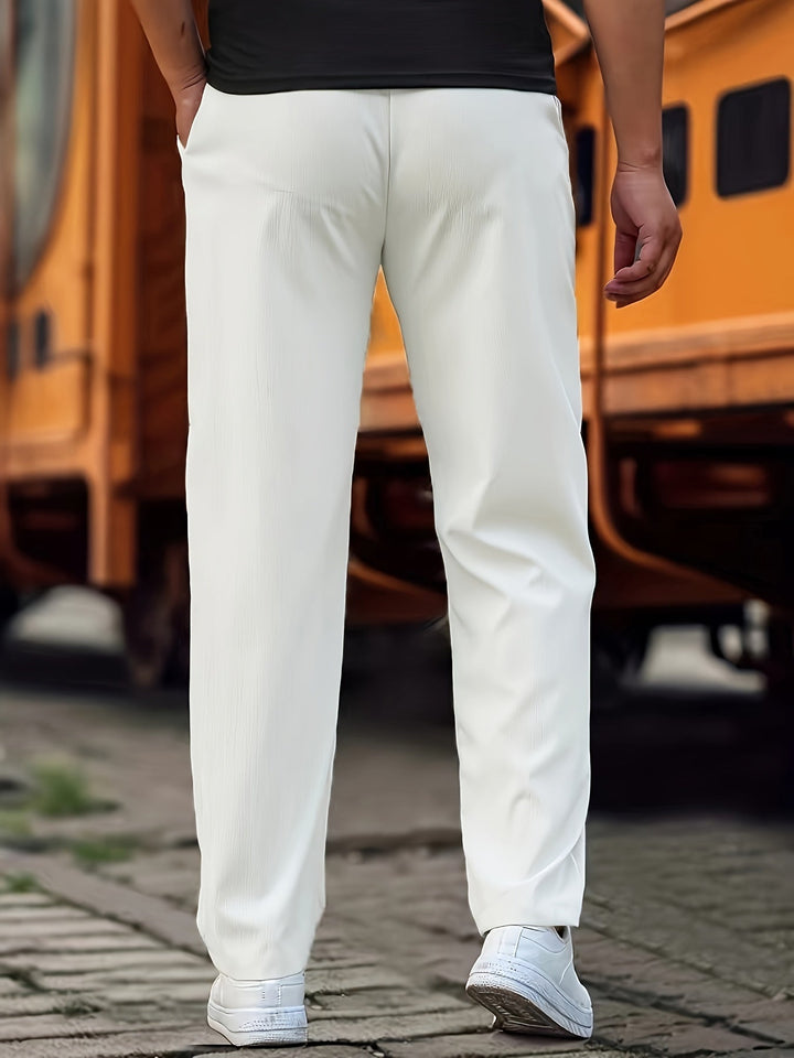 W&W Mode | Stilvolle Kordelzug Athletische Hosen Mit Taschen Für Herren