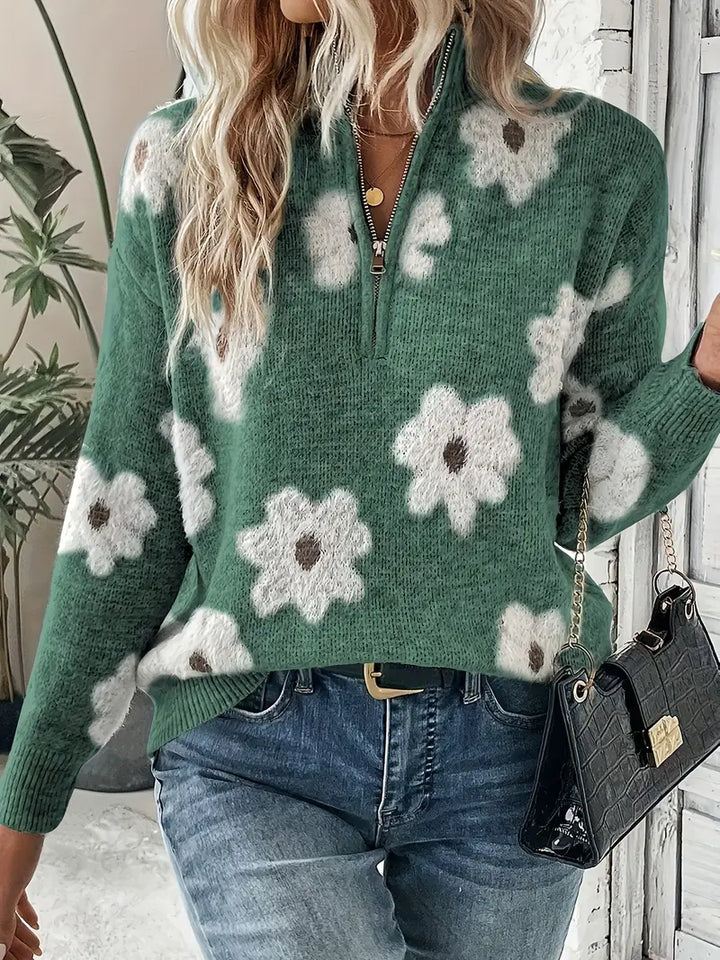 W&W Mode | Strickpullover Mit Reißverschluss