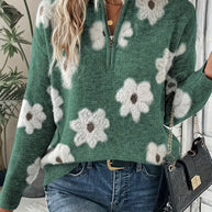 WW | Strickpullover Mit Reißverschluss
