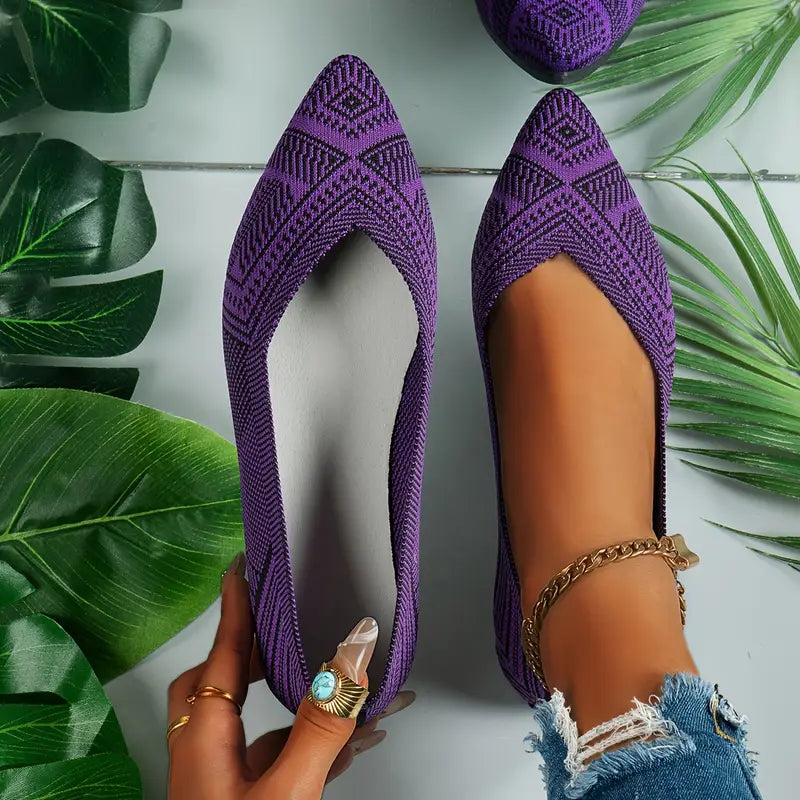 WW | Stilvolle Flache Sandalen mit Spitzer Zehenpartie