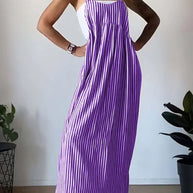 Alice™ | Casual Overall-Kleid mit Streifen