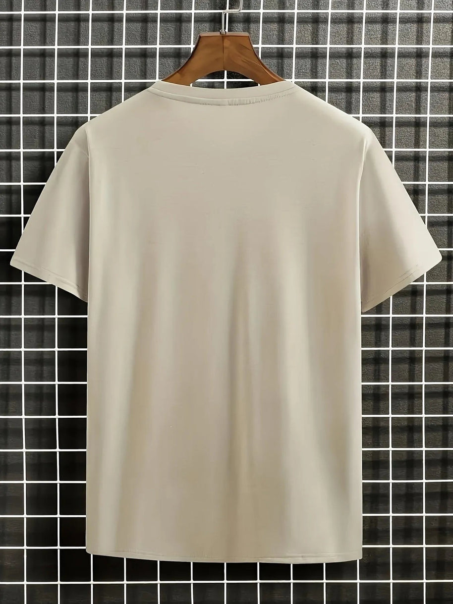 WW | Herren T-shirt Blumen Und Wellen Design