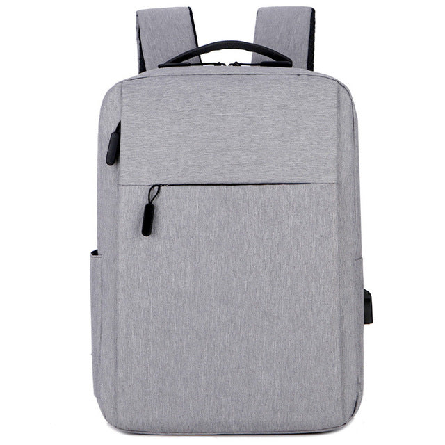 WW | Geschäftlicher Laptop Rucksack Mit Usb Ladeanschluss Und Wasserdicht