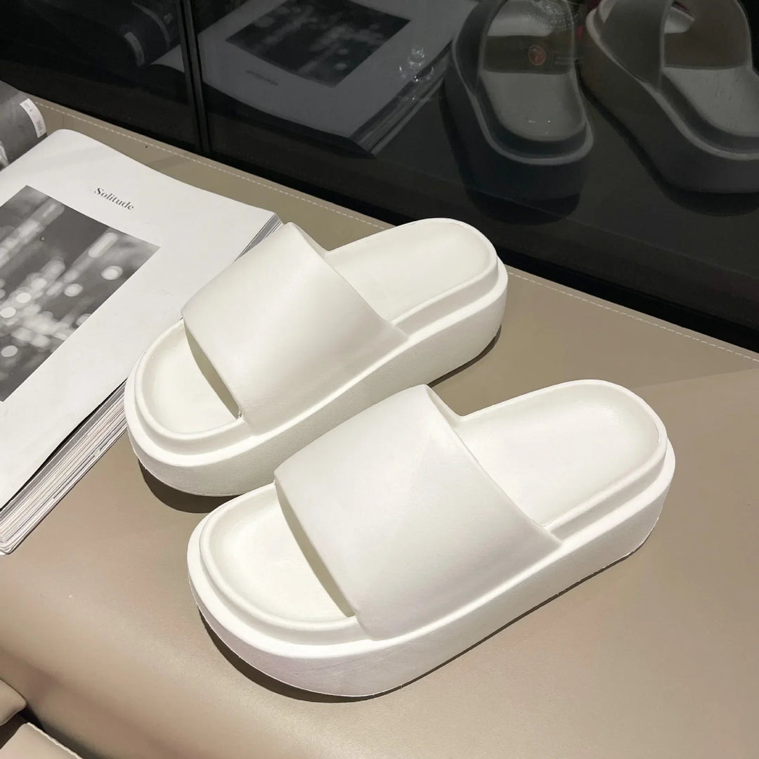 W&W Mode - Rutschfeste erhöhte Plattform-EVA-Hausschuhe für Frauen