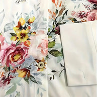 WW | Bluse für Frauen mit Blumenmuster, Lässige Hemdbluse mit Langen Ärmeln
