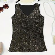 WW | Elegantes Ärmelloses Top mit Pailletten