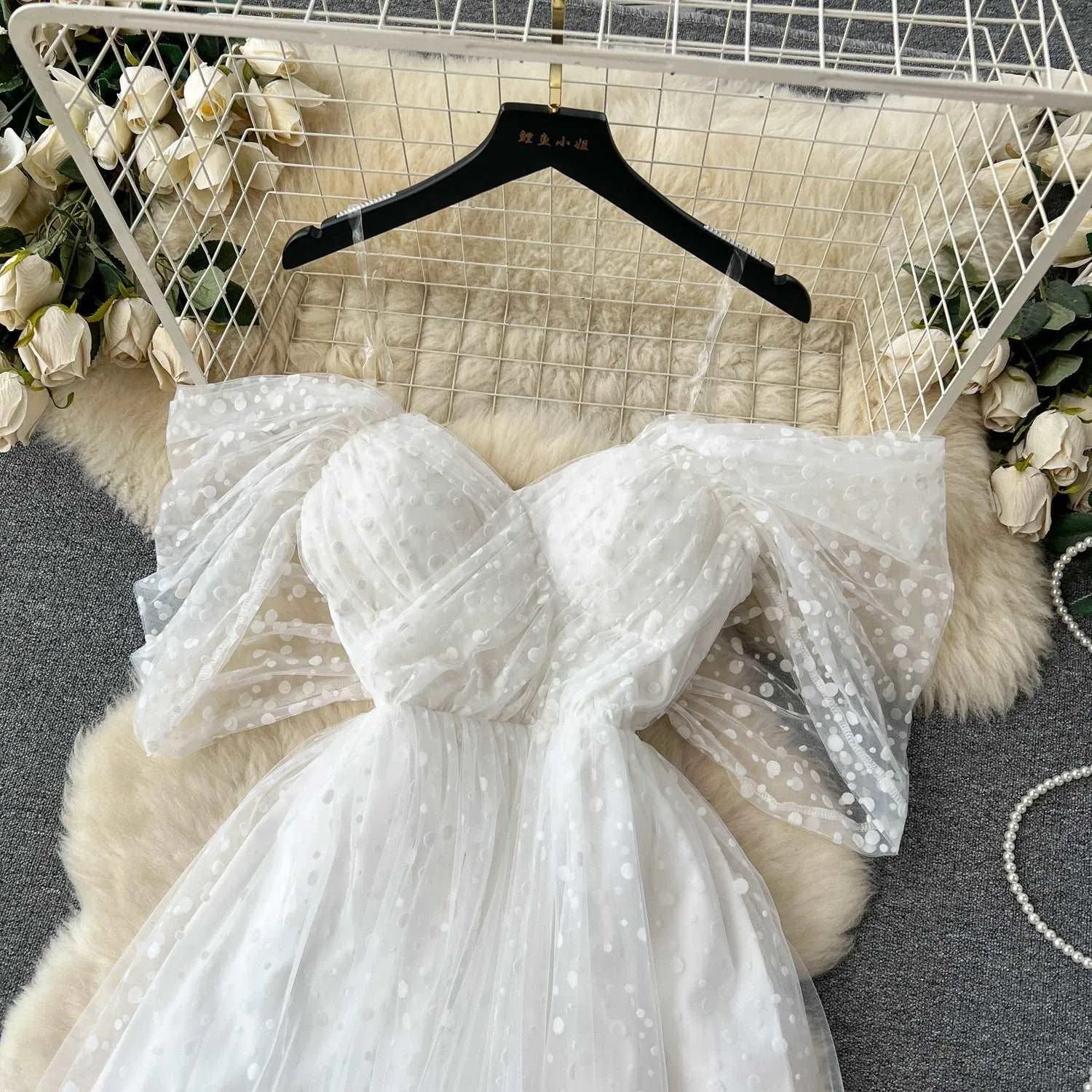 WW | Weißes Kleid Luxus französisch