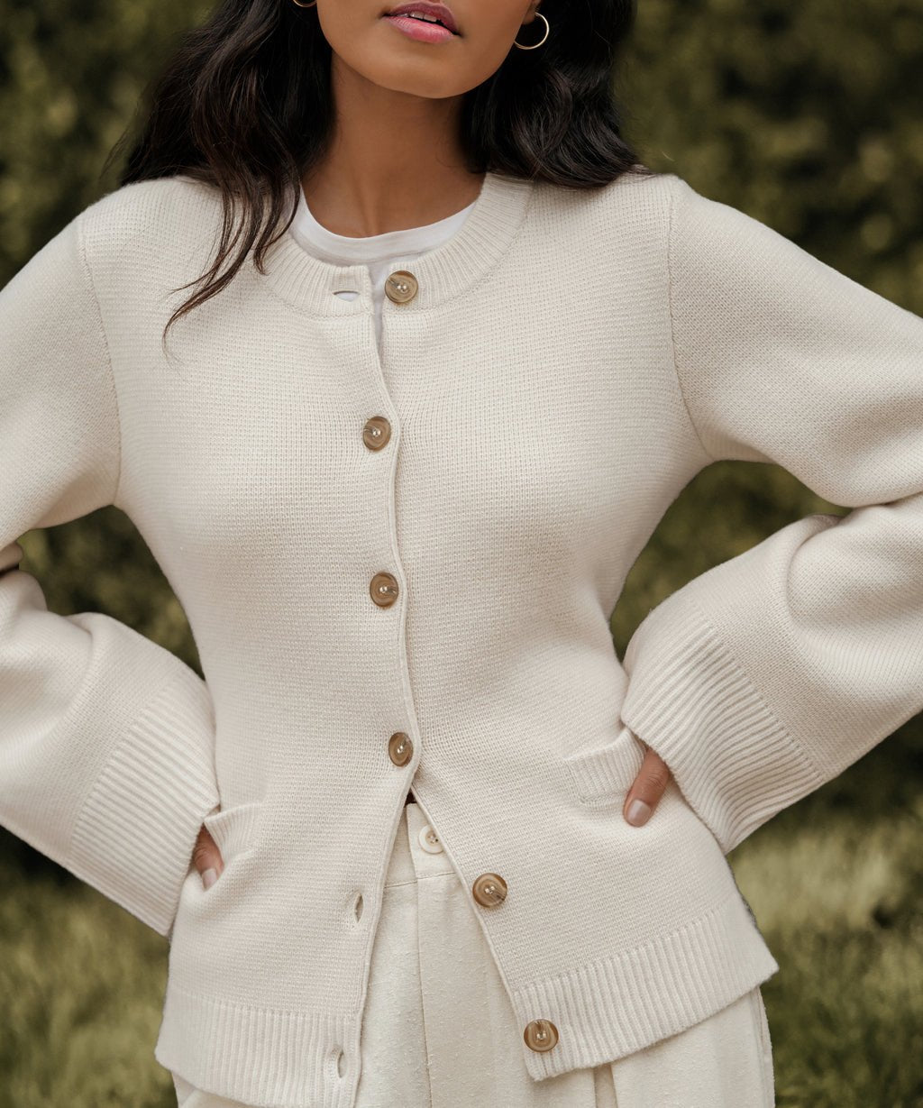 W&W Mode | Gestrickte Strickjacke