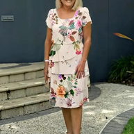 WW | Elegantes Maxikleid Mit Blumenmuster