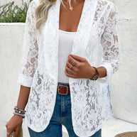WW | Eleganter Blazer mit Spitze