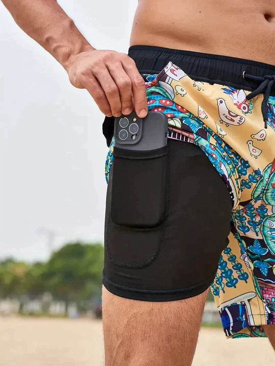 WW | Trendy Herrenbadehose Mit Einzigartigem Design