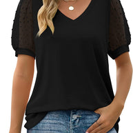 Damen Top mit V-Ausschnitt
