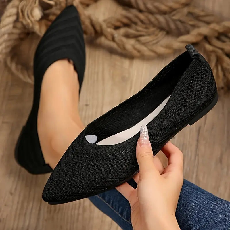 WW | Elegante Slip On Schuhe mit Leopardenmuster und Spitzem Zeh