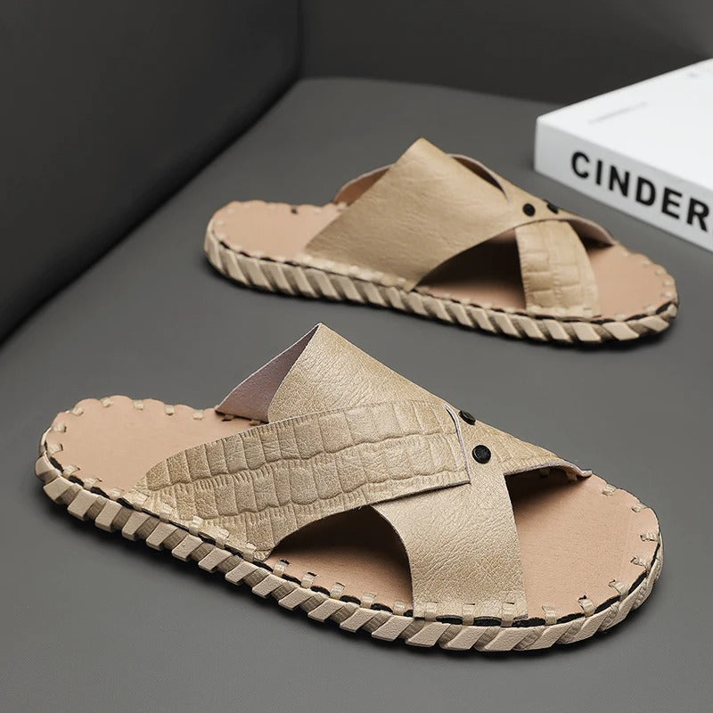 W&W Mode | Rutschfeste, Wasserdichte Herrensandalen