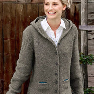 WW | Stilvolles Strickjacke mit Kapuze