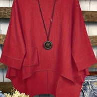 WW | Freizeitbluse mit Rundhalsausschnitt für Den Frühling