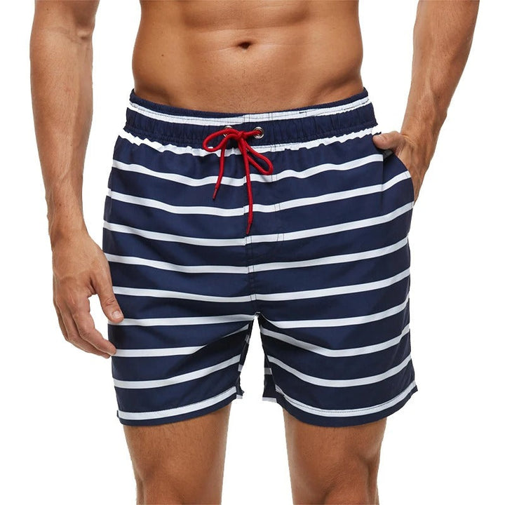 W&W Mode | Atmungsaktive Badeshorts mit Funky Print für Männer