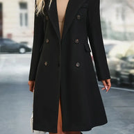 WW | Zillah Damen Stylischer Mantel Lang