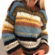 WW | Norwegerpullover - warmer, farbenfroher skandinavischer Damenpullover