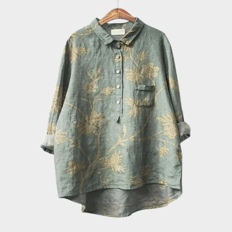 WW | Weiche Bluse mit fließendem Schnitt