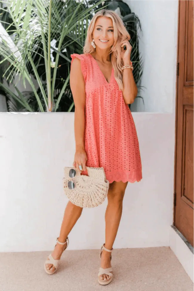 W&W Mode - Besticktes Sommerkleid