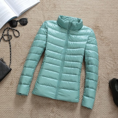 W&W Mode - Leichte Daunenjacke mit Reißverschluss und Taschen