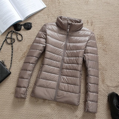 W&W Mode - Leichte Daunenjacke mit Reißverschluss und Taschen