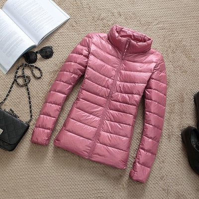 W&W Mode - Leichte Daunenjacke mit Reißverschluss und Taschen