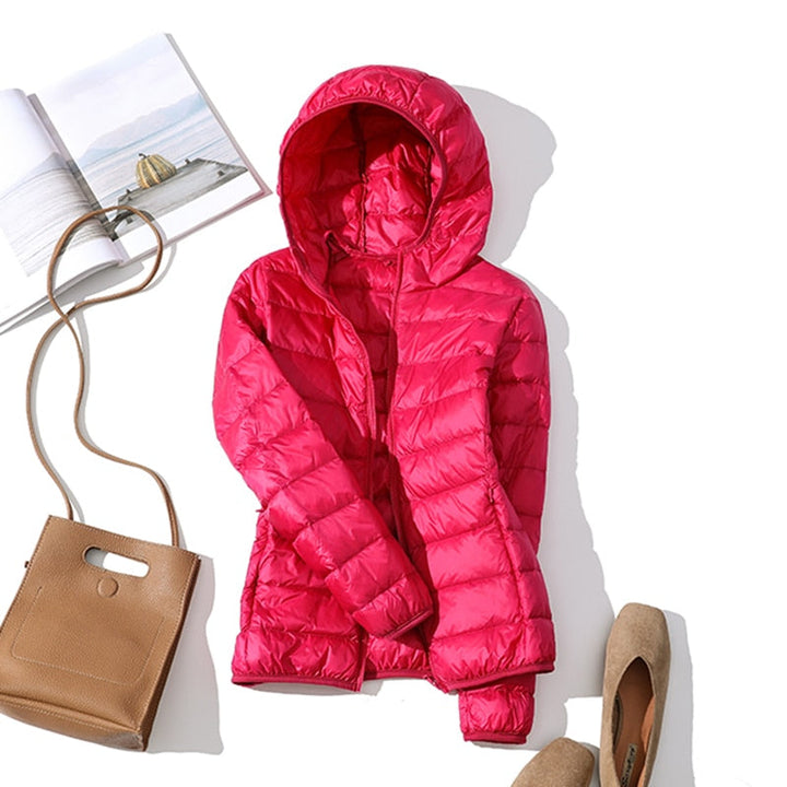 W&W Mode - Leichte Daunenjacke mit Reißverschluss und Taschen