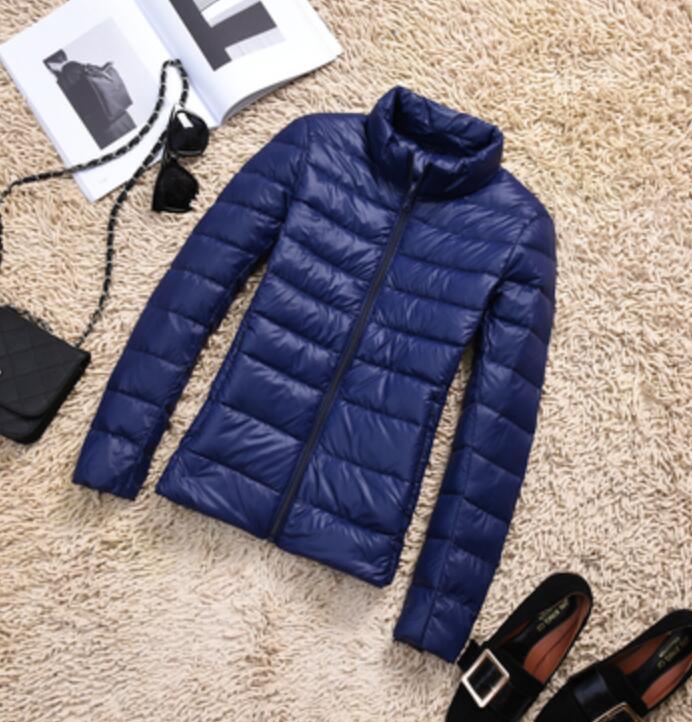W&W Mode - Leichte Daunenjacke mit Reißverschluss und Taschen