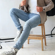 WW | Premium-Jacke mit Knopfverschluss für Herren | Stylische und bequeme Jacke