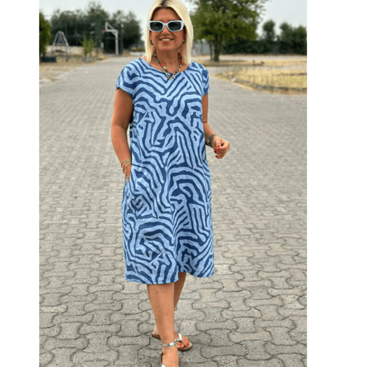 WW | Bohemien Leopardprint Blumenkleid