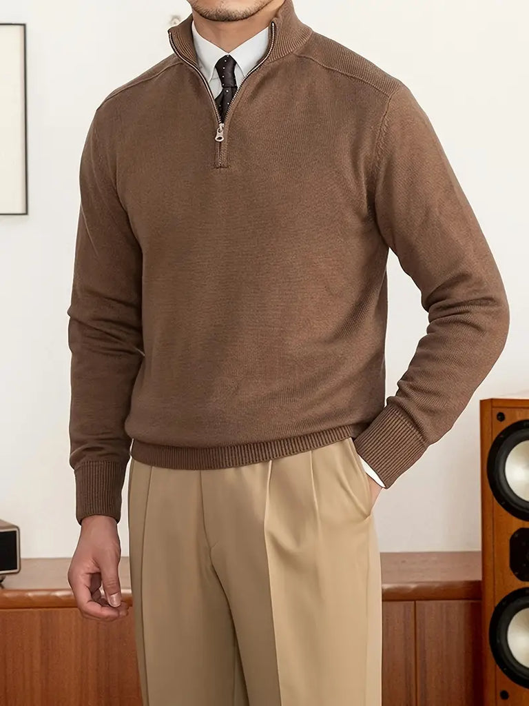 WW | Herren-Pullover mit Reißverschluss