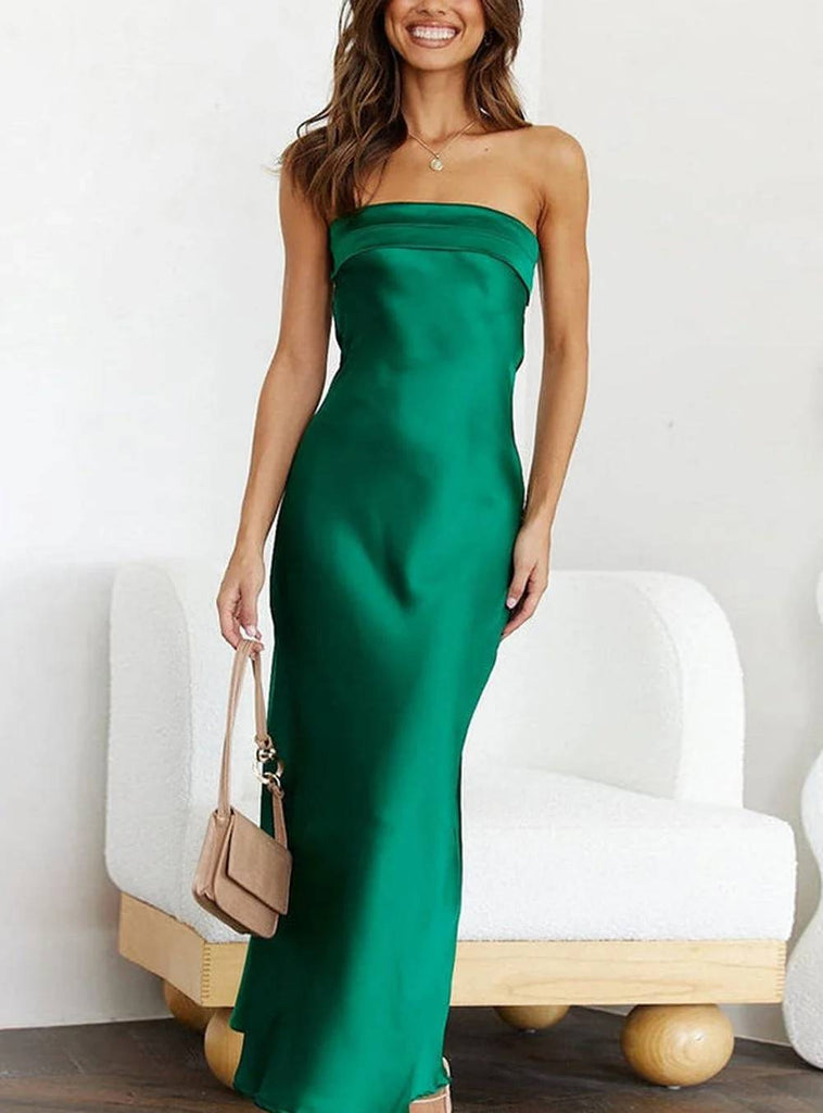 WW | Strapless Maxikleid