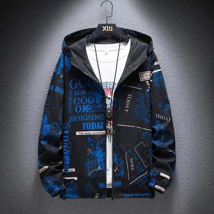 W&W Mode | Umkehrbare Herrenjacke mit Camouflage-Druck