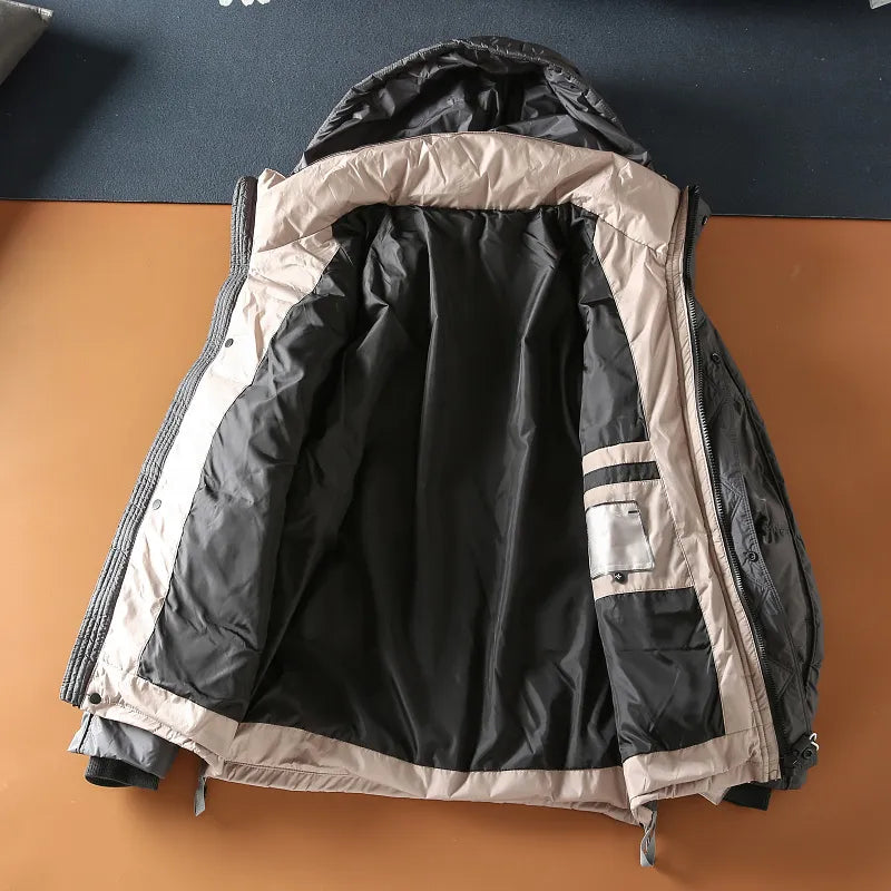 WW | Herren wasserdichte Jacke mit Kapuze