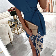 WW | Carrie In Paris Knoten Taille Bleistiftkleid