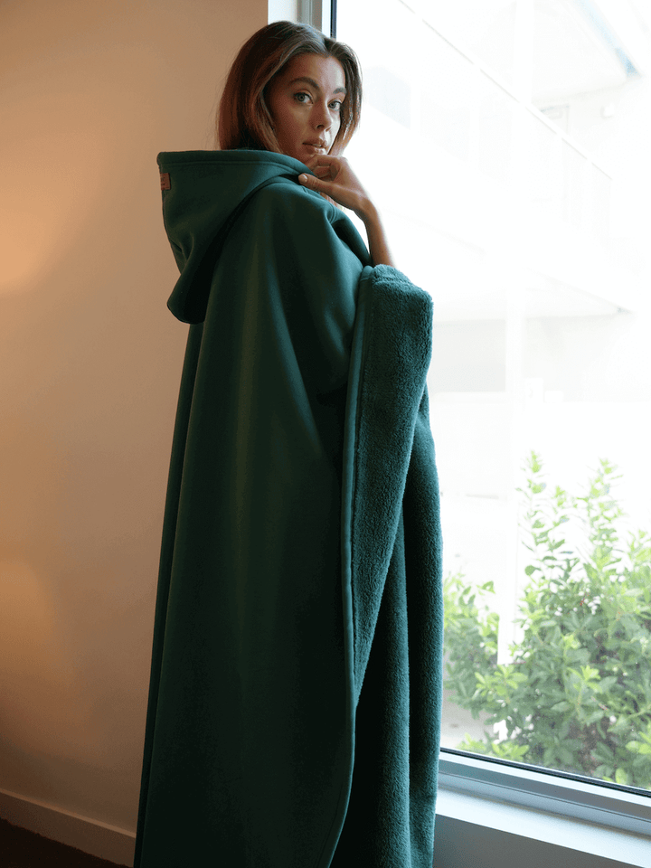 Oversize-Decken-Hoodie in Einheitsgröße