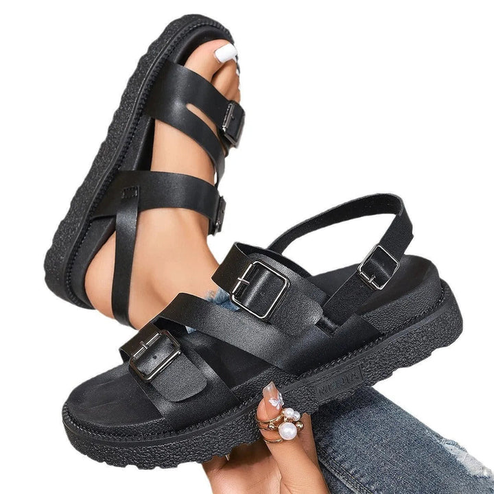 W&W Mode | Damen sandals with thick sole casual