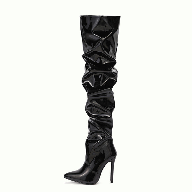 W&W Mode | Kniehohe Lange Stiefel Für Frauen Mit Super Hohem Absatz Für Partys