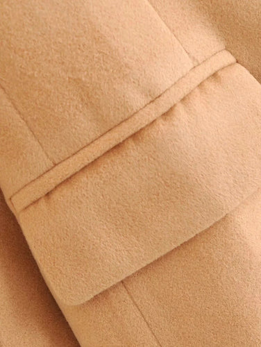 WW | Zweireihige Jacke mit Kapuze