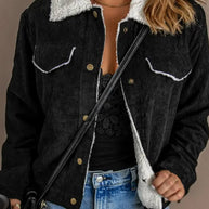 WW | Lambswool Patchwork Corduroy Jacke