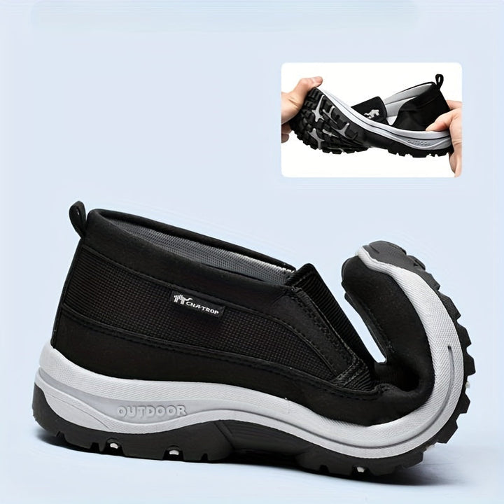 W&W Mode | Herren Slip on Sneaker Loafer Atmungsaktiv Und Bequem