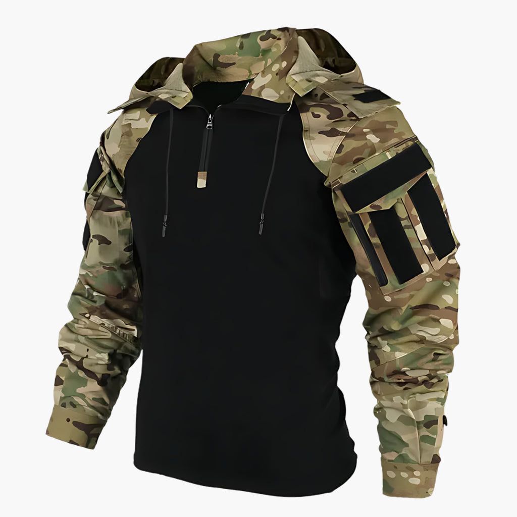 WW | Taktischer Outdoor Pullover Mit Kapuze Für Herren