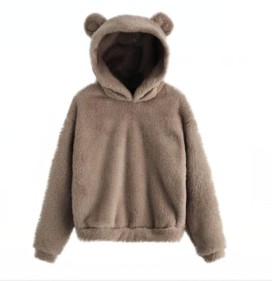 W&W Mode | Warmer Kapuzenpullover Mit Ohren